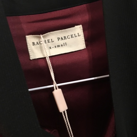 Rachel Parcell | Claret Tie Front Burgundy Blouse - Picture 6 of 8